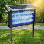 2026 New Solar Bug Zapper Outdoor Large 18W High-Efficiency Solar Panel & 4500V Grid Cordless Electric Mosquito Zapper Indoor, IPX5 Waterproof Fly Trap Insect Killer for Backyard, Garden, Patio by Unknown