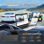Miofive Dash Cam Mini 2, 2K+1080P FHD, Built-in Wi-Fi GPS Smart Dash Camera for Cars, 125° Wide-Angle FOV, HDR, Night Vision, G-Sensor, iOS/Android App, Loop Recording, Parking Monitor, Time-Lapse - Image 3