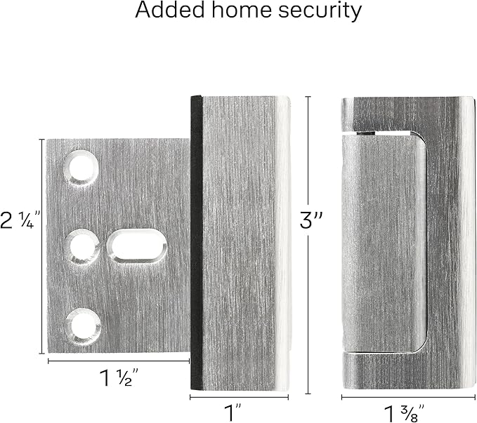 Master Lock Reinforcing Door Blocker for Entry Locations, Incremental Door Security, Child Proof Stopper for Toddler Safety - Image 3