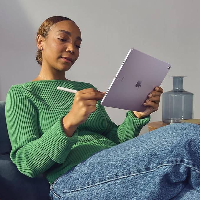 Apple iPad Air 11-inch (M2): Built for Apple Intelligence, Liquid Retina Display, 1TB, 12MP Front/Back Camera, Wi-Fi 6E, Touch ID, All-Day Battery Life — Blue - Image 5