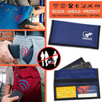 Gecko Travel Tech Blue Nylon Faraday Bag - Signal Blocker for Cell Phone, Car Key FOB, Data Privacy (BLUE - NYLON) - Image 6