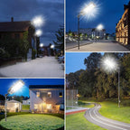 2‑Pack Solar Street Lights Outdoor, 9800W Super Bright LED Solar Powered Street Lamps with Motion Sensor, Dusk to Dawn, IP67 Waterproof for Yard, Garden, Parking Lot, Driveway, Farm - Image 9