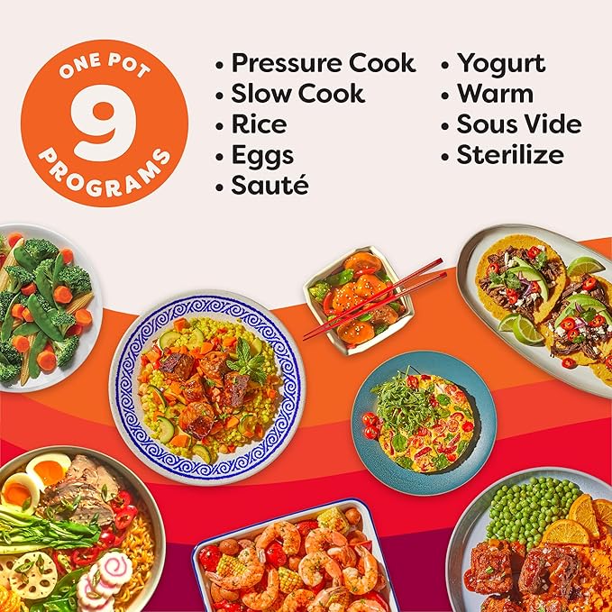 Instant Pot Duo Plus 9-in-1 Multicooker, Pressure Cooker, Slow Cook, Rice Maker, Steamer, Sauté, Yogurt, Warmer & Sterilizer, Includes App with Over 800 Recipes, Stainless Steel, 6 Quarts - Image 4