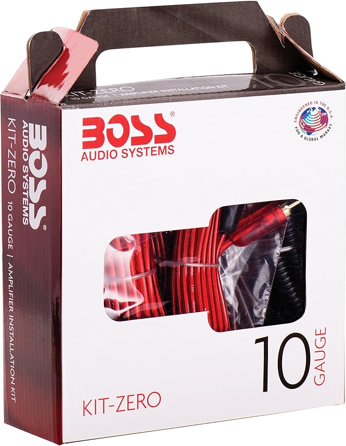 BOSS Audio Systems KIT-ZERO 10 Gauge Car Amplifier Install Wiring Kit - Makes Connections and Brings Power to Your Radio, Subwoofers and Speakers - Image 4