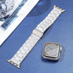 Lightweight Resin Band For Apple Watch Series 11 10 9 8 7 6 5 4 3 2 1 SE 3 2 Ultra 3 2, Fashion Adjustable Replacement Strap for iWatch Bands 38mm 40mm 41mm 42mm 44mm 45mm 46mm 49mm for Women Men - Image 4
