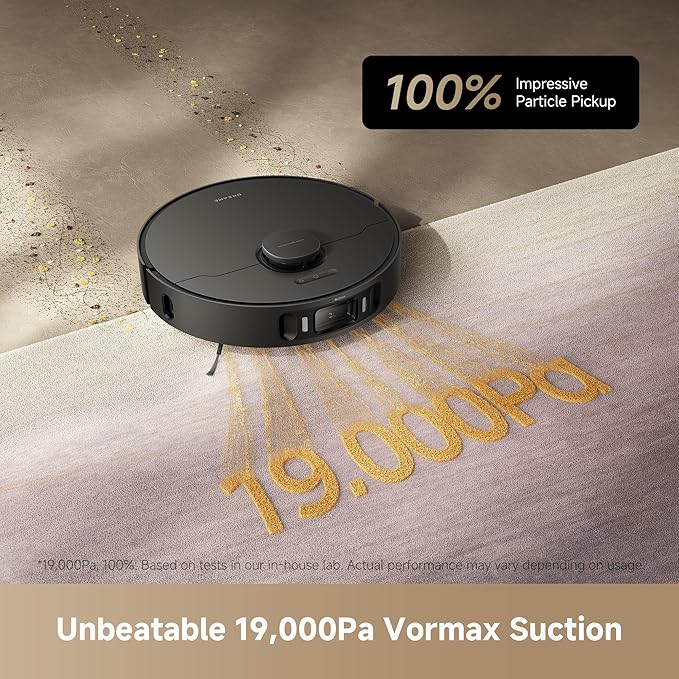 DREAME L40s Ultra AE Robot Vacuum and Mop Combo, 19,000Pa Suction, Self Emptying Dust Box, Flexible Mop & 167℉ Self Cleaning Washboard, Diverse Brush Selection, All-in-One Station, Auto Refill - Image 2